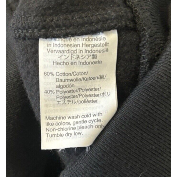 J Crew Mercantile Black Collarless Snap Button Bomber Jacket Mens Medium - Picture 6 of 6